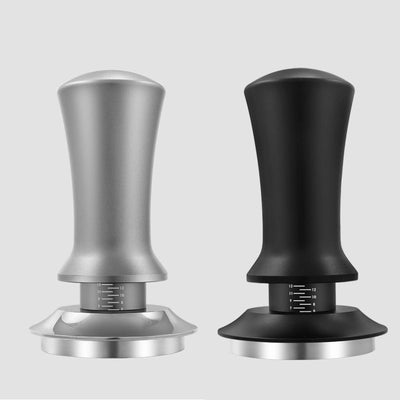 La Barista Tamper Druckregulierend 58mm mit Skala - Schwarz