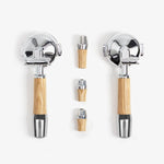 Wiedemann Griffset for ECM machines with oak handles and toggle lever V2.