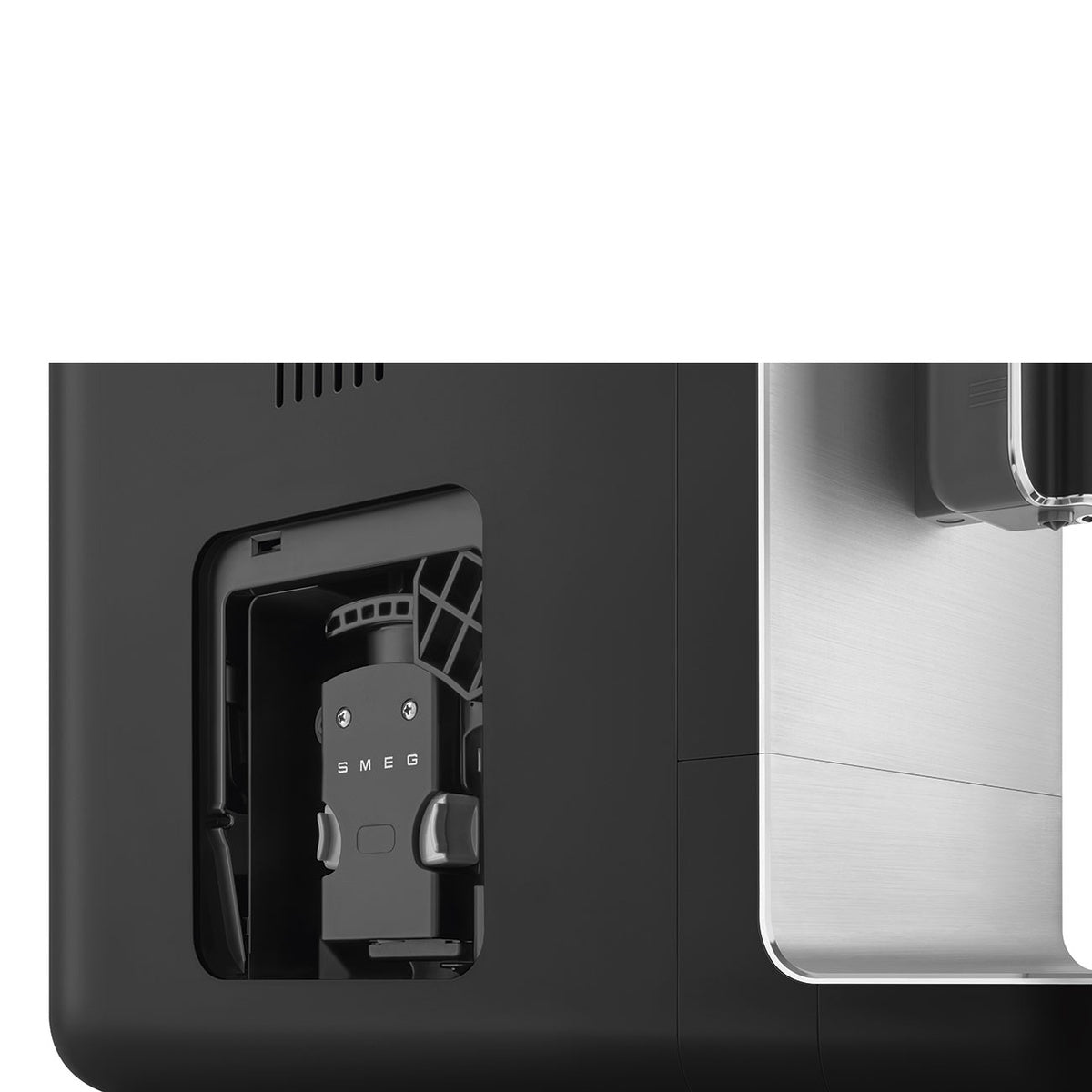 SMEG Kaffeevollautomat mit Dampffunktion BCC12BLMEU Schwarz