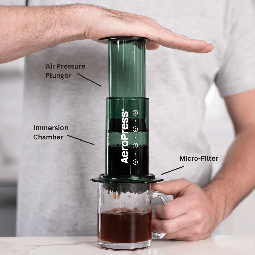 AeroPress Clear Green