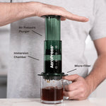 AeroPress Clear Green