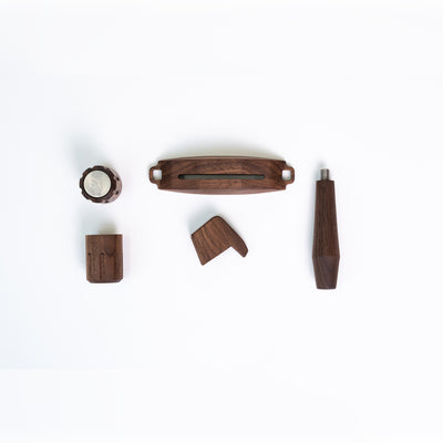 La Marzocco Linea Mini R Holz-Set Walnuss von RB Crafts
