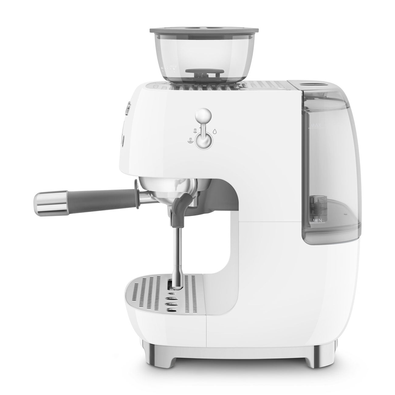 Smeg Espressomaschine mit Mahlwerk EGF03WHEU Weiß