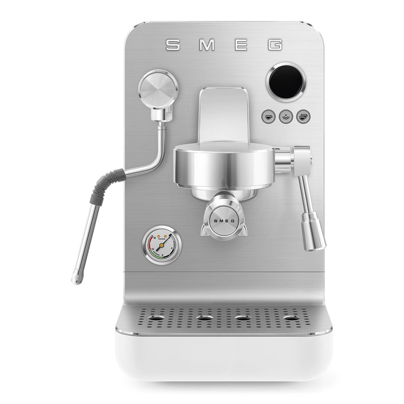 Buy Smeg Espresso Machine EMC02WHMEU Mini Pro White โ La Barista