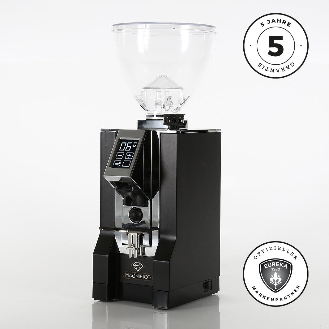 Bundle Ascaso Steel Duo PID Black & Wood mit Eureka Magnifico schwarz