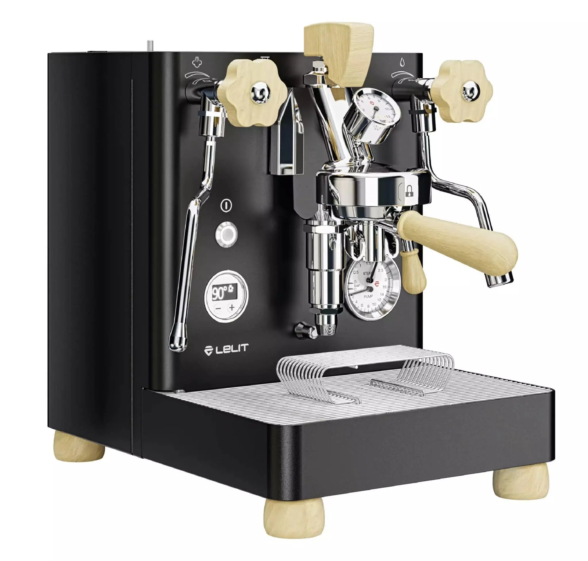 Lelit Bianca V3 Schwarz Bundle mit DF83