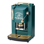 Faber Pro Deluxe: Exklusive ESE Kaffeepadmaschine in British Green