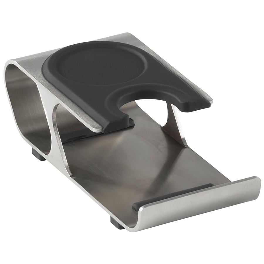 Joefrex Tamping Station Professional Up made of stainless steel and silicone with ergonomic design.
