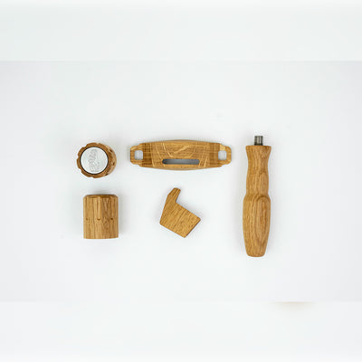 La Marzocco Linea Micra Holz Set Eiche von RB Crafts