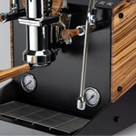 Nurri L-Type Leva SA Handhebelmaschine Schwarz mit Olivenholz