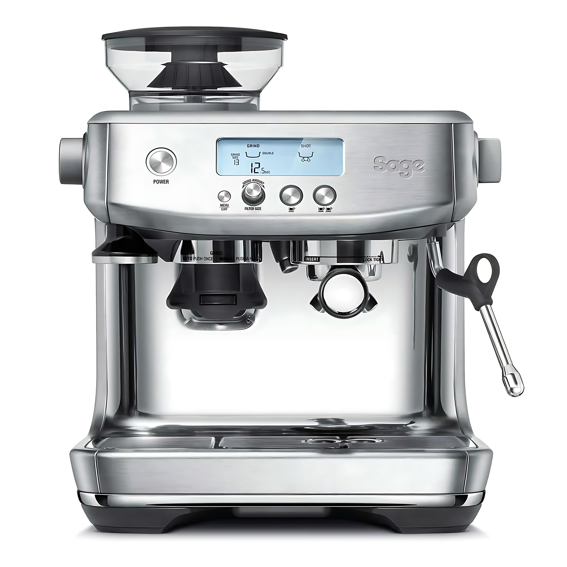 Sage The Barista Pro Kaffeemaschine - Edelstahl