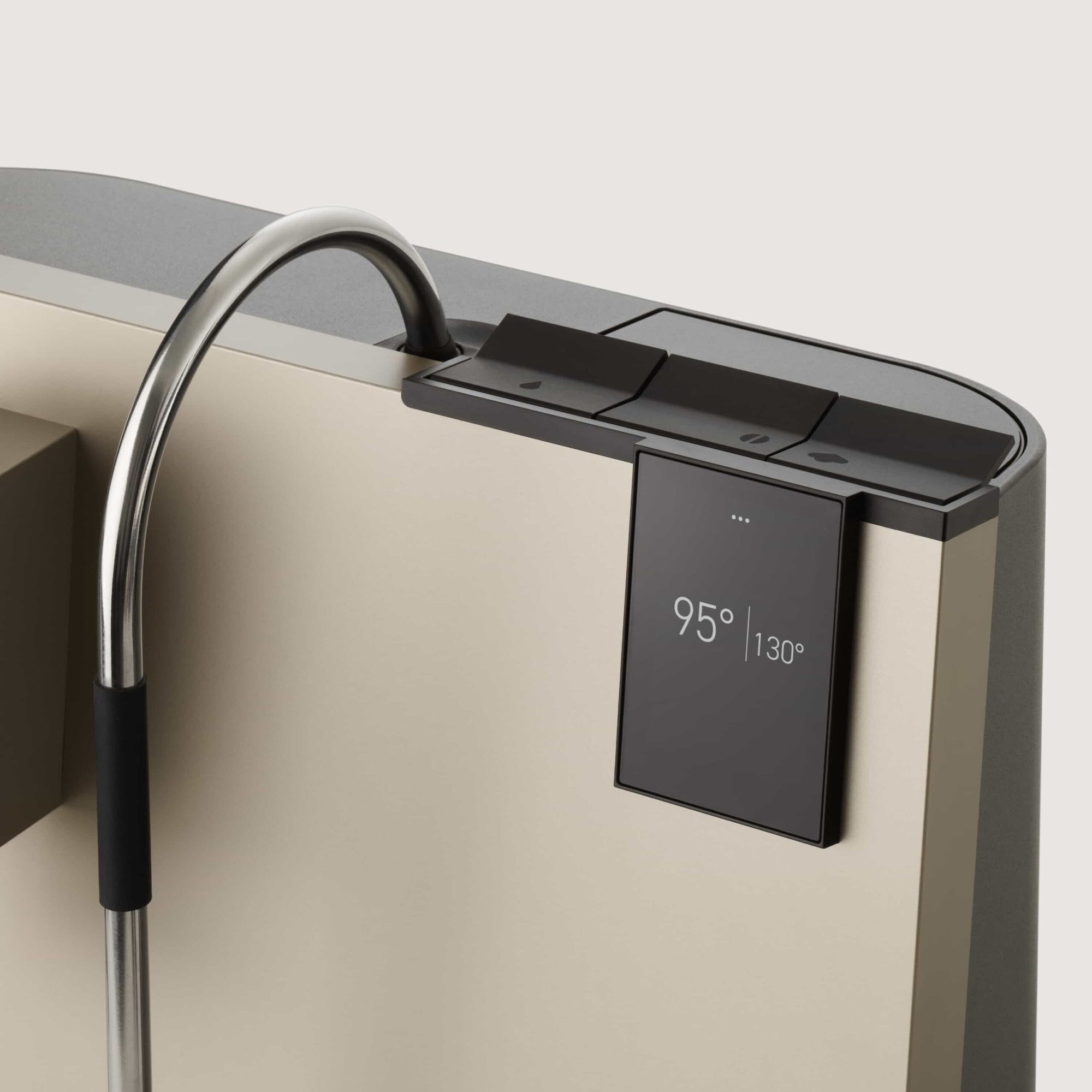 LIGRE Youn Espressomaschine Silver - Beige