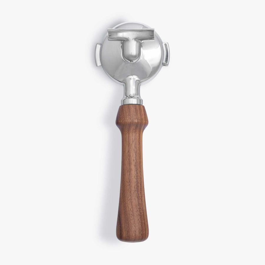 Wiedeman Siebträger 2er Auslauf Nussbaum für Rocket 58mm, E61 kompatibel.