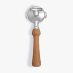 Wiedeman Siebträger 2er Auslauf with oak wood handle for Rocket 58mm espresso machines.