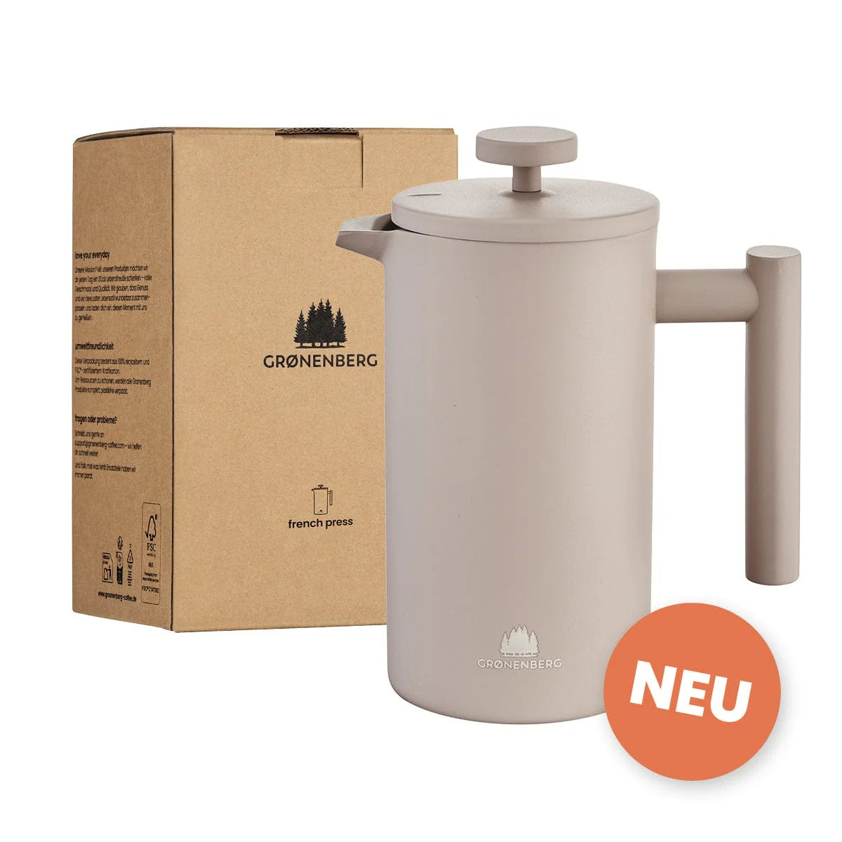 Groenenberg Cafetière italienne induction acier inox Groenenberg Cafetière italienne induction acier inox