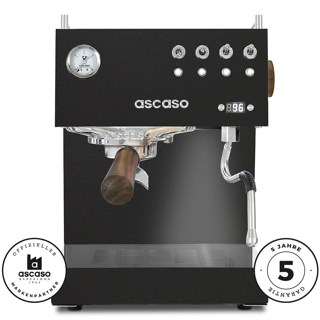 Ascaso Steel UNO PID schwarz / black & wood Version 2024
