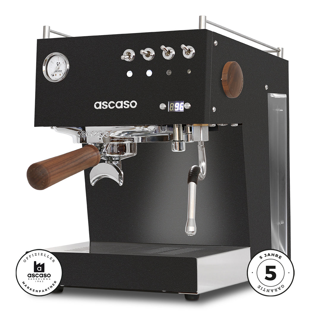 Ascaso Steel Duo PID V2 schwarz / black & wood 2024