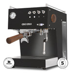 Ascaso Steel Duo PID V2 schwarz / black & wood 2024