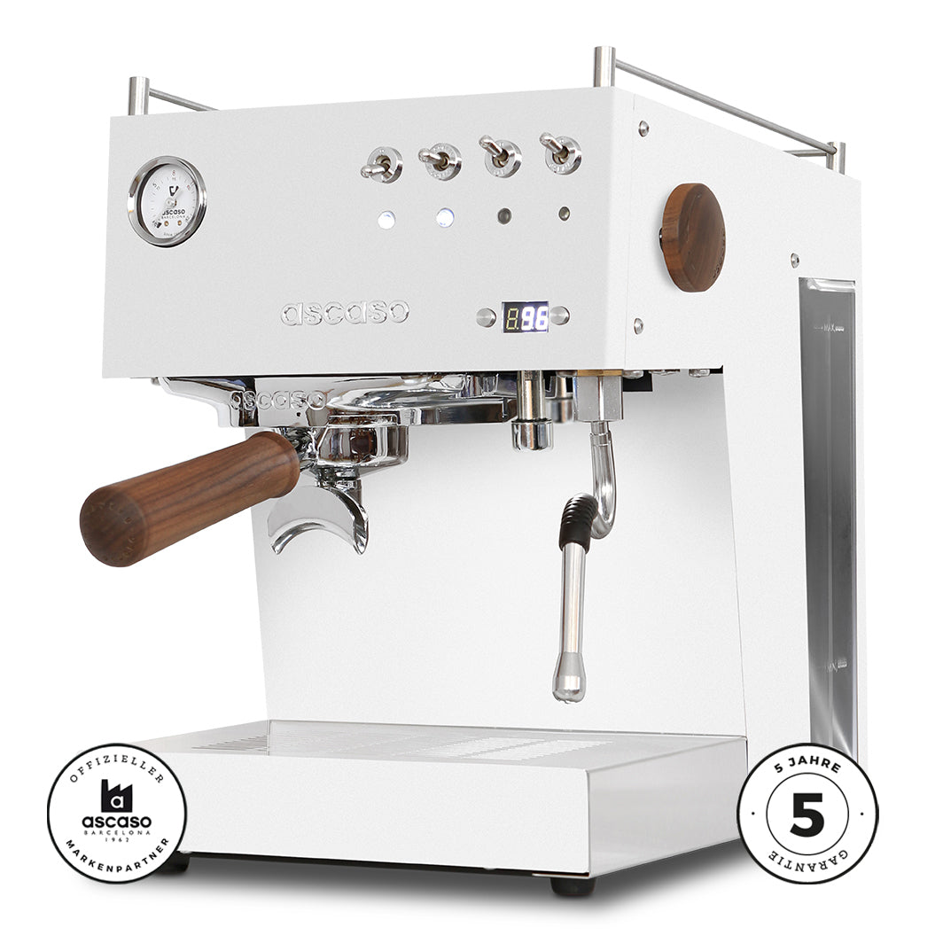 Ascaso Steel Duo PID V2 Weiß / White & Wood 2024
