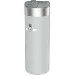Stanley Aerolight™ Transit Mug 0.47L in Fog Metallic, lightweight, vacuum-insulated for 6 hours hot, 8 hours cold, BPA-free stainless steel, leak-proof lid.