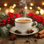 italienischer kaffee mit weihnachten